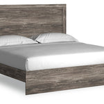 Ashley Furniture - Ralinski King Panel Bed - Brown - Gray Wood - Beds