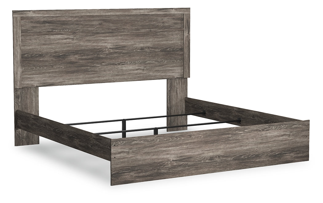 Ashley Furniture - Ralinski King Panel Bed - Brown - Gray Wood - Beds - Additional View 3