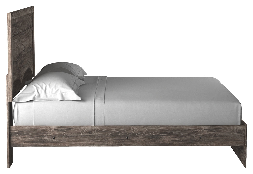 Ashley Furniture - Ralinski King Panel Bed - Brown - Gray Wood - Beds - Additional View 5