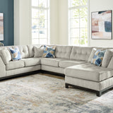 Ashley Furniture - MAXON PLACE STONE 3 PIECE SECTIONAL - Beige Fabric - Sectionals - Additional View 3