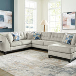 Ashley Furniture - MAXON PLACE STONE 3 PIECE SECTIONAL - Beige Fabric - Sectionals - Additional View 5