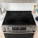 GE STAINLESS ELECTRIC SLIDE-IN CONVECTION RANGE WITH AIR FRY - Pearl Silver|Black - Ranges - Additional View 31