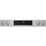 GE STAINLESS ELECTRIC SLIDE-IN CONVECTION RANGE WITH AIR FRY - Pearl Silver|Black - Ranges - Additional View 5