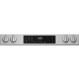 GE STAINLESS ELECTRIC SLIDE-IN CONVECTION RANGE WITH AIR FRY - Pearl Silver|Black - Ranges - Additional View 5