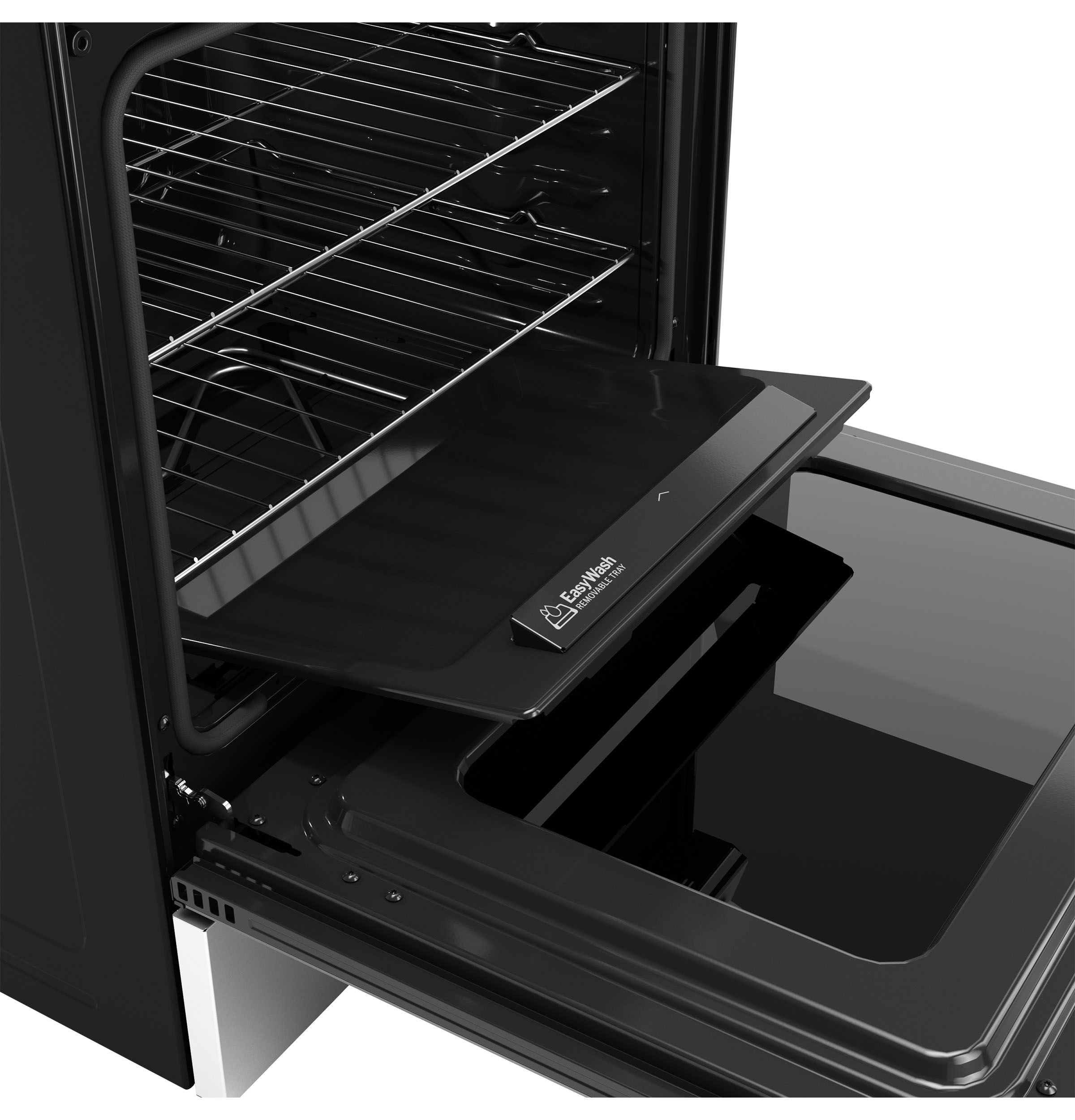 GE STAINLESS ELECTRIC SLIDE-IN CONVECTION RANGE WITH AIR FRY - Pearl Silver|Black - Ranges - Additional View 8
