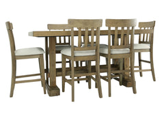 Napa 7 Piece Dining Set - Sand