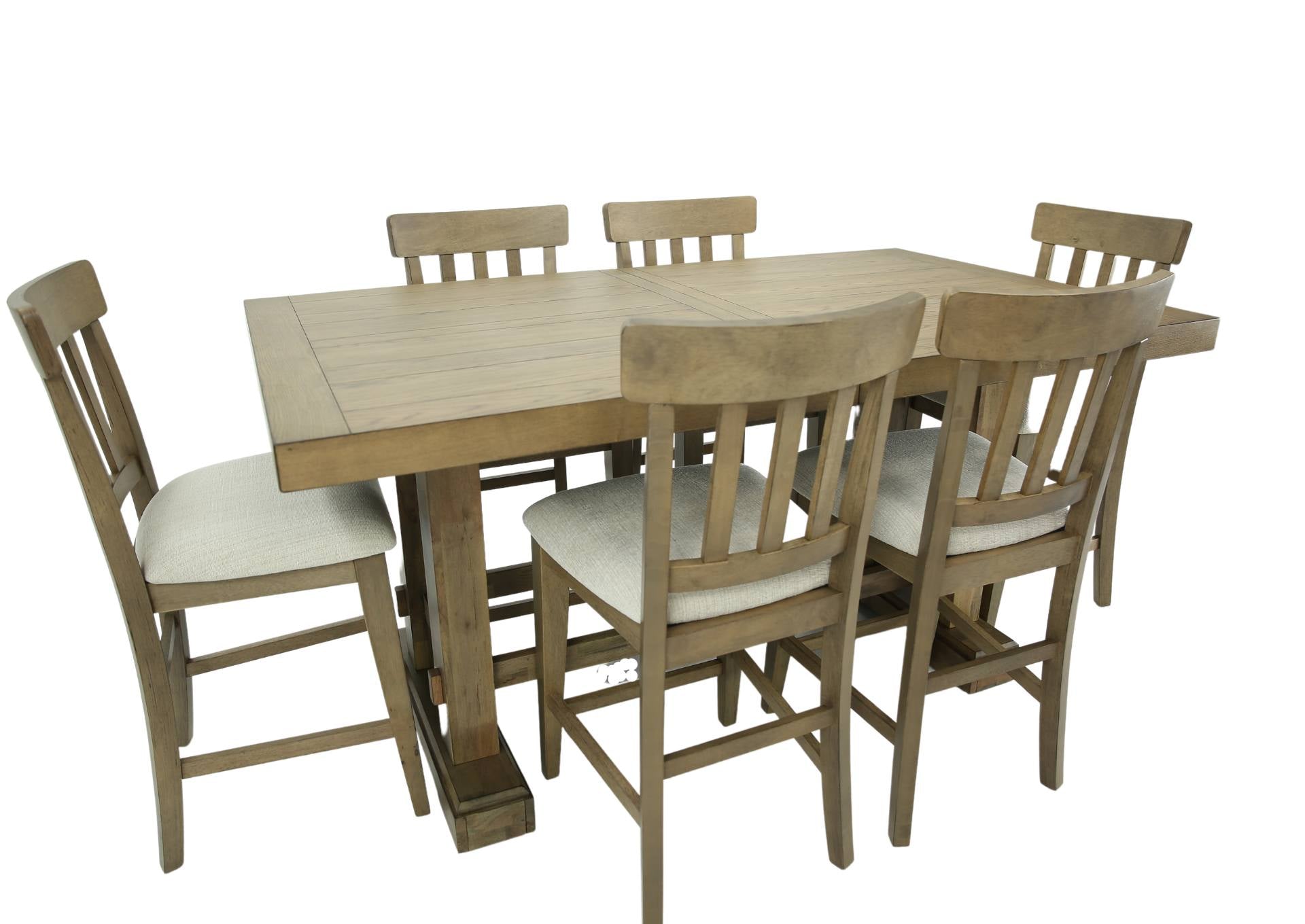 Napa 7 Piece Dining Set - Sand - Additional View 1