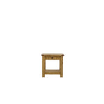 Lawman End Table - Light Wax