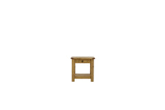 Lawman End Table - Light Wax