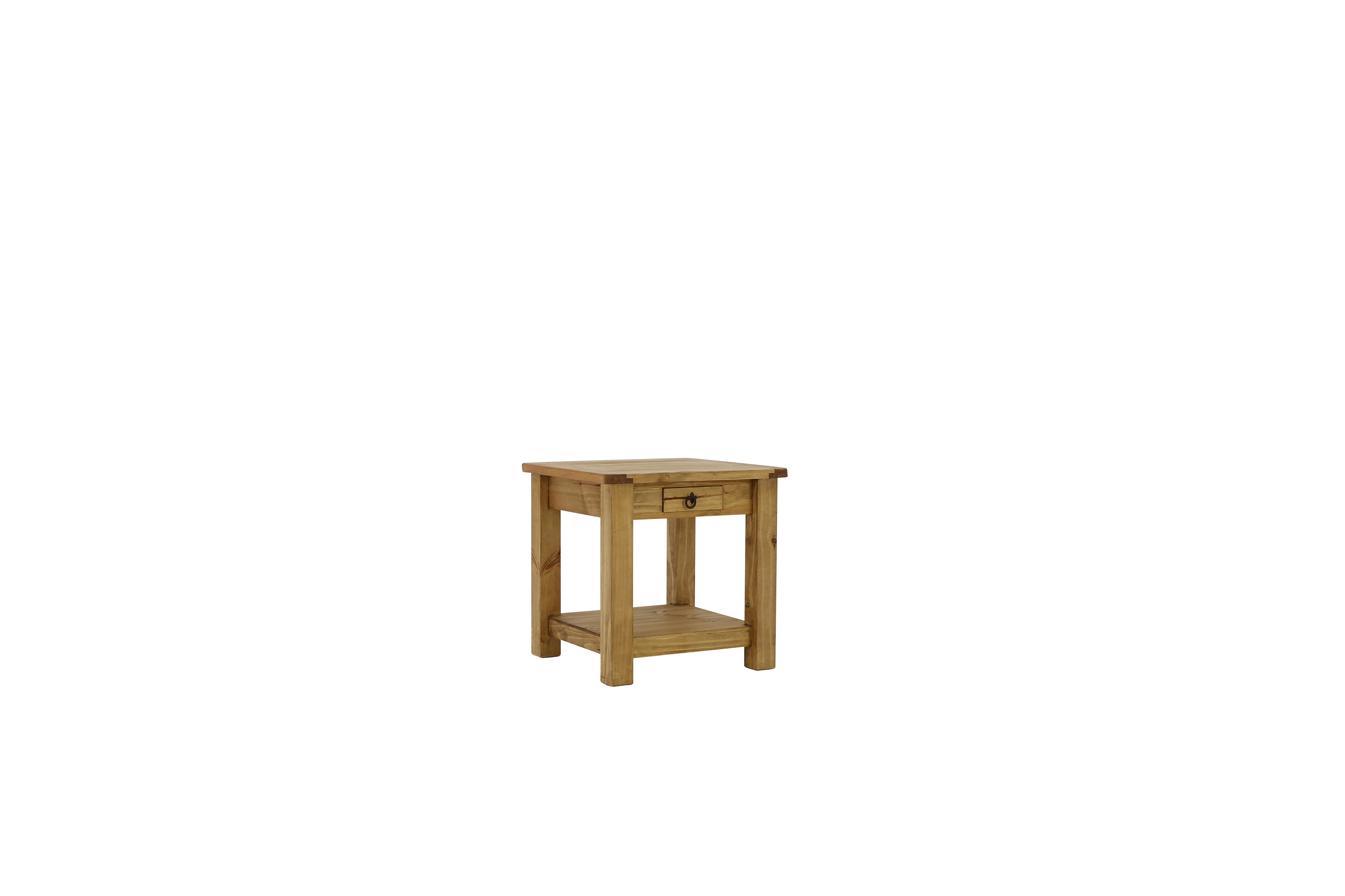 Lawman End Table - Light Wax - Additional View 1