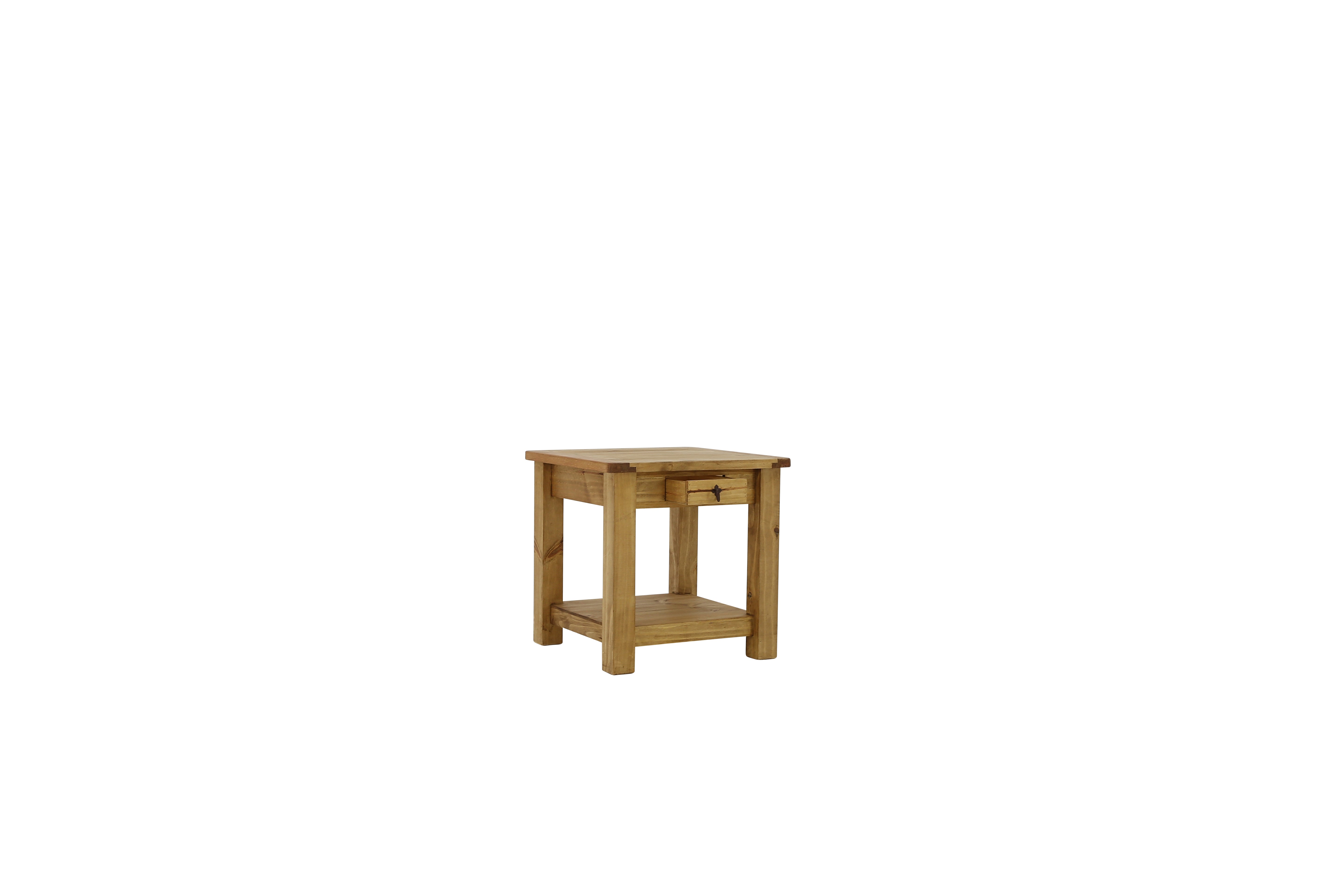 Lawman End Table - Light Wax - Additional View 2