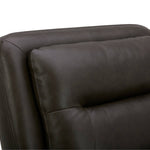BROCKTON CHOCOLATE LEATHER 3P POWER RECLINER WITH POWER HEADREST AND LUMBAR - Additional View 3