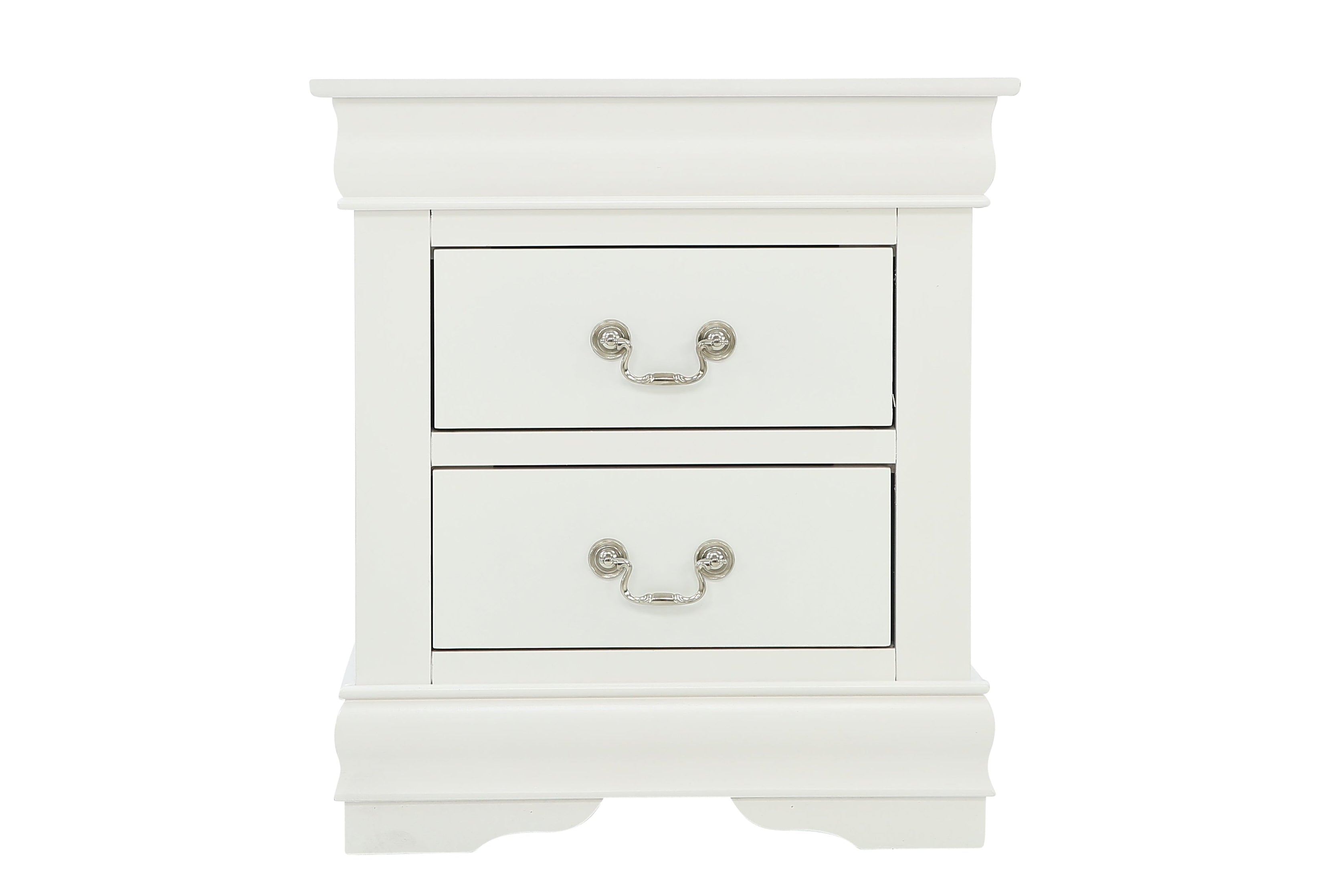 LOUIS PHILIP WHITE NIGHTSTAND