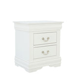 LOUIS PHILIP WHITE NIGHTSTAND - Additional View 1