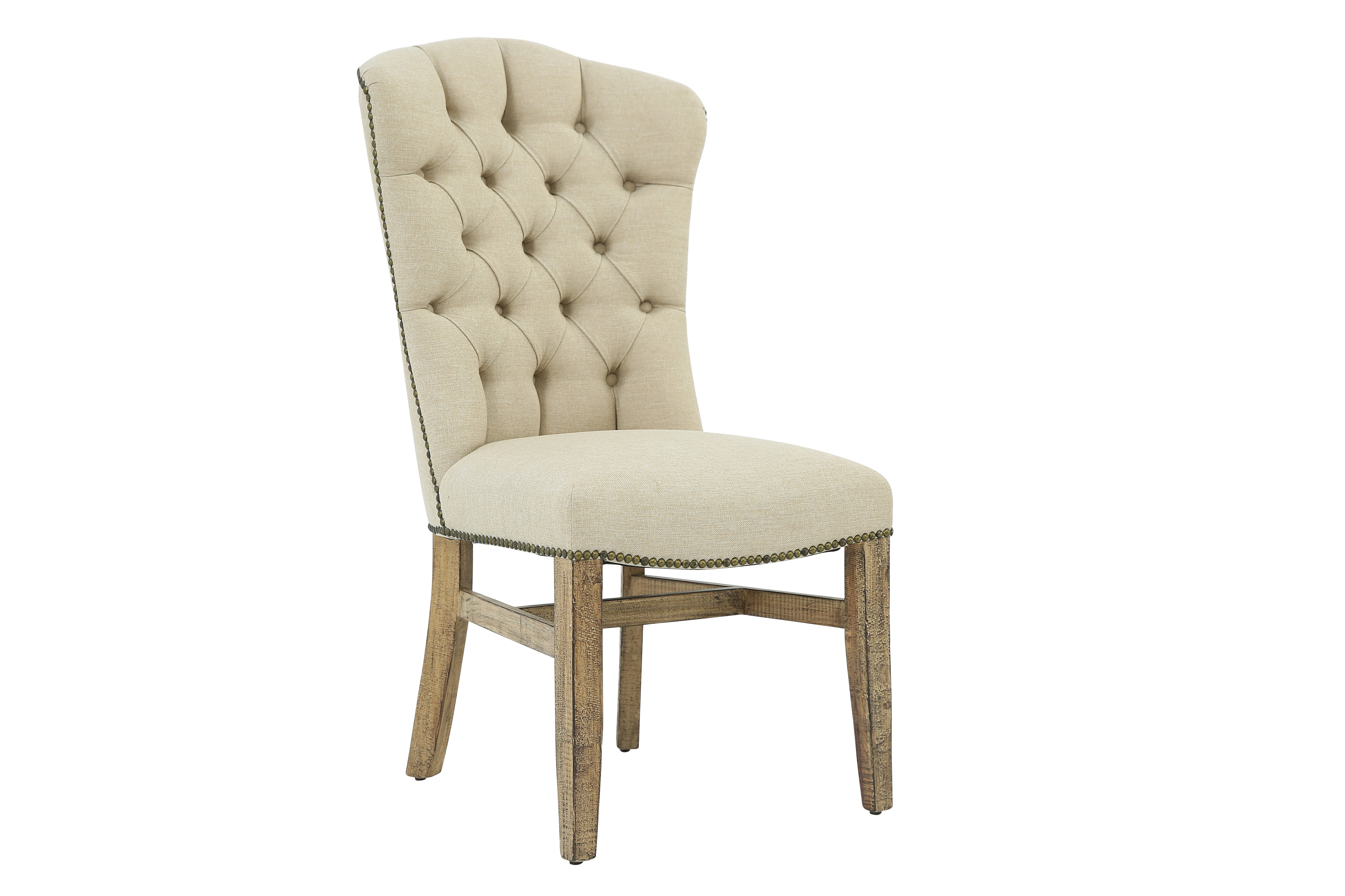RENO AGAVE UPH TUFTED CHAIR - Additional View 1