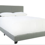 Erin Grey Full Bed With Nailhead Accents