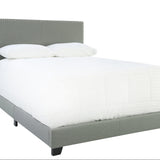 Erin Grey Full Bed With Nailhead Accents