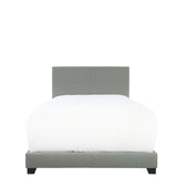 Erin Grey Full Bed With Nailhead Accents - Additional View 1