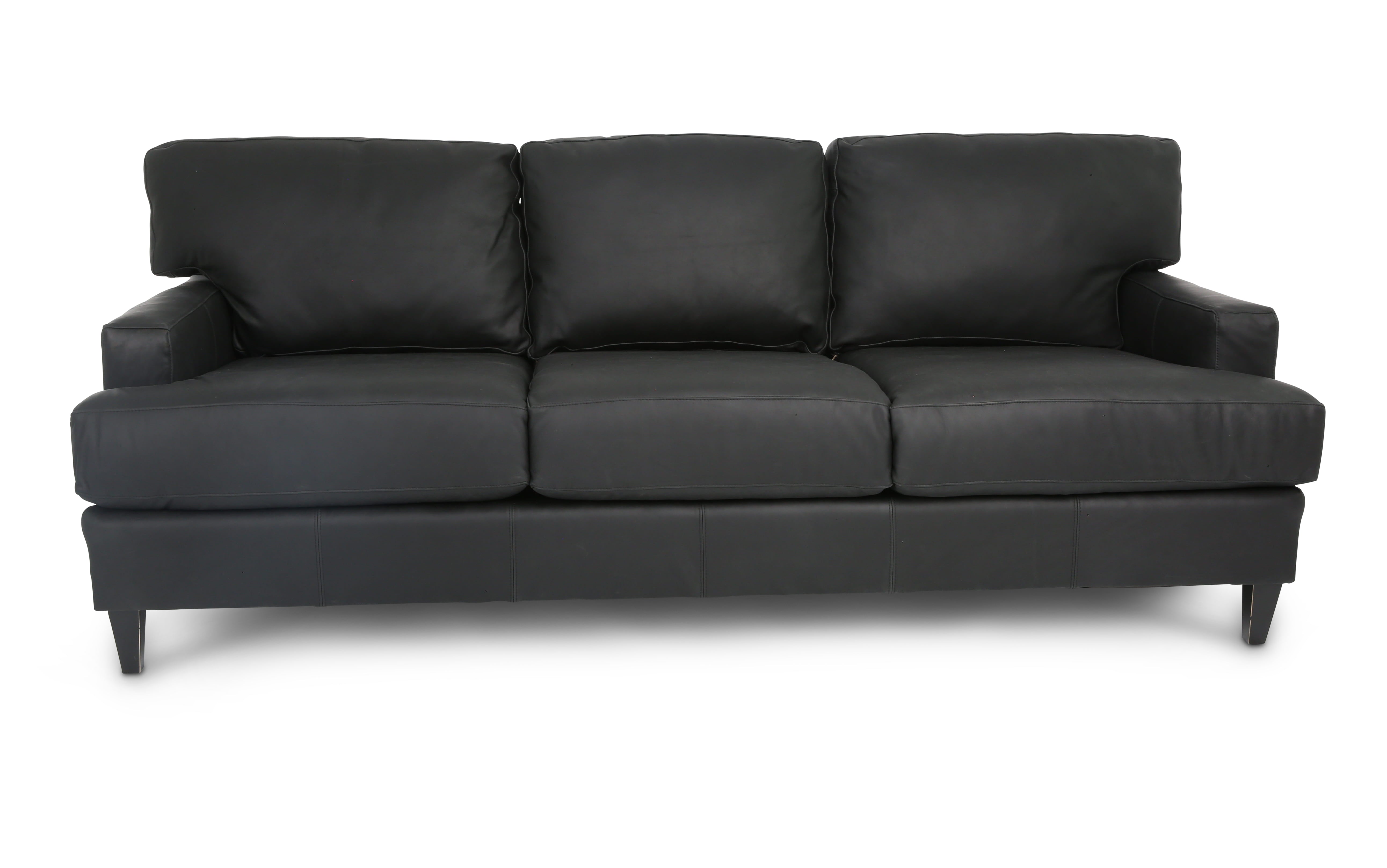 TOMBSTONE NIGHTS PEAK 100% LEATHER SOFA