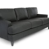 TOMBSTONE NIGHTS PEAK 100% LEATHER SOFA - Additional View 1