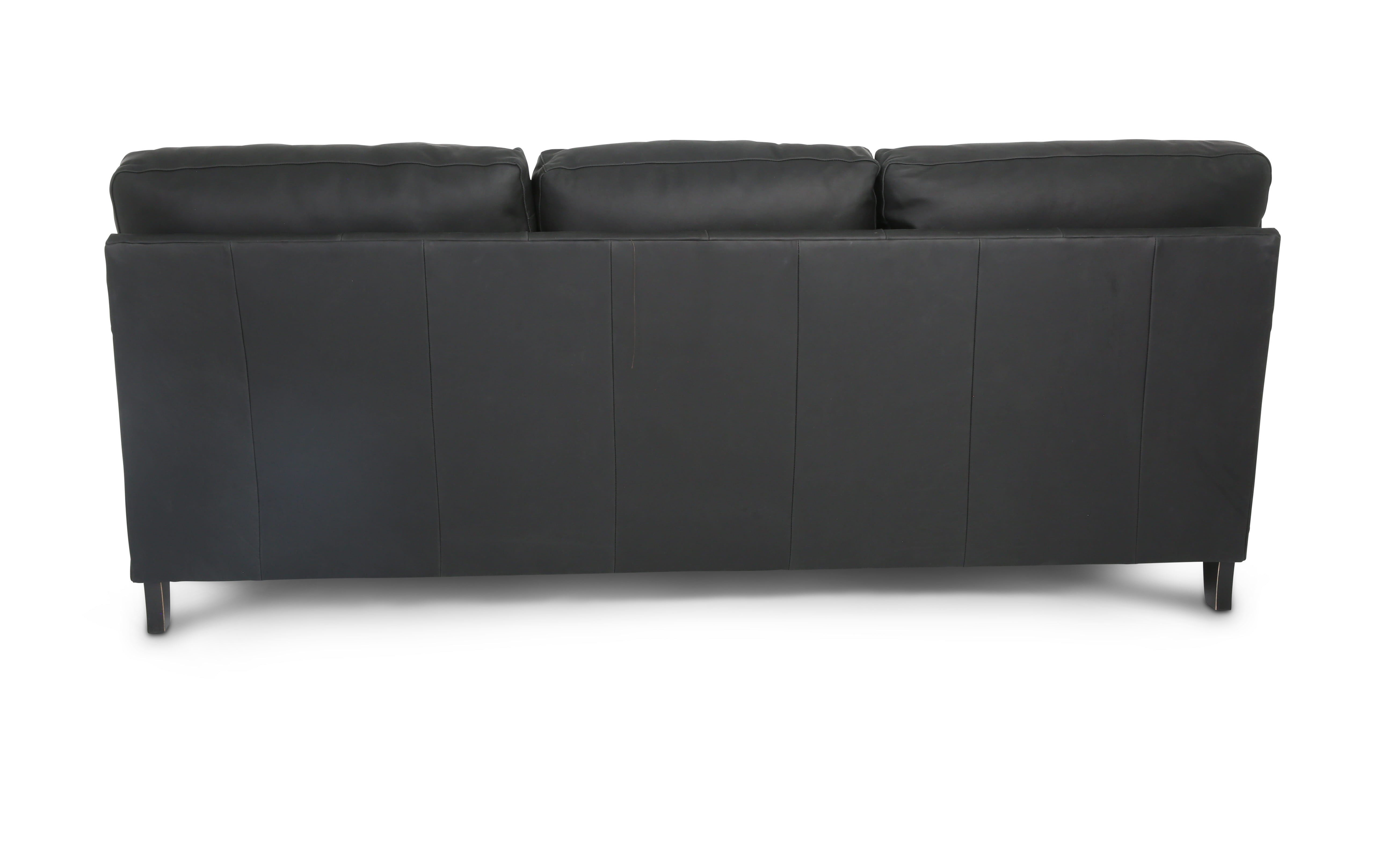 TOMBSTONE NIGHTS PEAK 100% LEATHER SOFA - Additional View 3