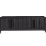 Bernards - ELURE 80" PEPPERCORN CONSOLE - Black Wood - TV Stands - Additional View 1