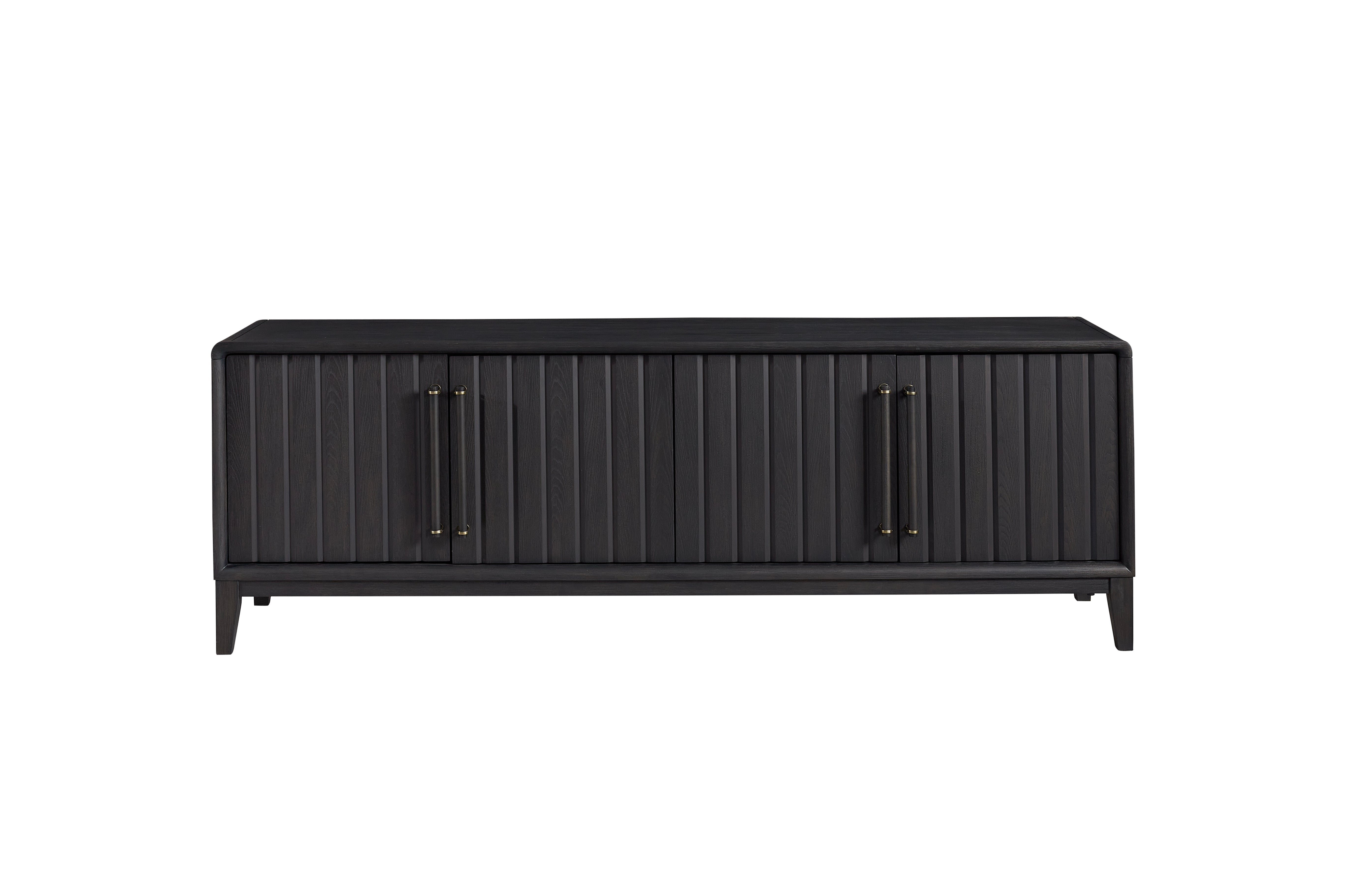 Bernards - ELURE 80" PEPPERCORN CONSOLE - Black Wood - TV Stands - Additional View 1
