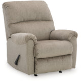 Ashley Furniture - Stonemeade Recliner - Taupe - Light Brown Fabric - Recliners