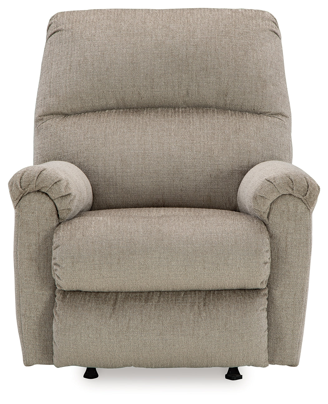 Ashley Furniture - Stonemeade Recliner - Taupe - Light Brown Fabric - Recliners - Additional View 3