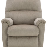 Ashley Furniture - Stonemeade Recliner - Taupe - Light Brown Fabric - Recliners - Additional View 3