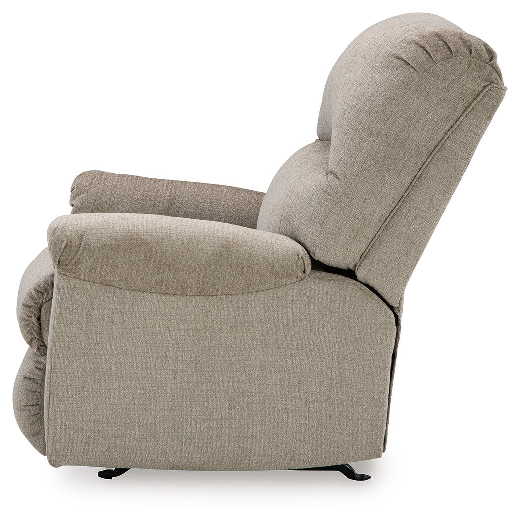 Ashley Furniture - Stonemeade Recliner - Taupe - Light Brown Fabric - Recliners - Additional View 6