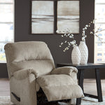 Ashley Furniture - Stonemeade Recliner - Taupe - Light Brown Fabric - Recliners - Additional View 7