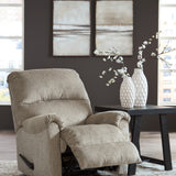 Ashley Furniture - Stonemeade Recliner - Taupe - Light Brown Fabric - Recliners - Additional View 7