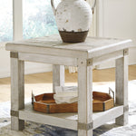 Ashley Furniture - CARYNHURST END TABLE - Pearl Silver Metal|Wood - Tables - Additional View 1