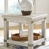 Ashley Furniture - CARYNHURST END TABLE - Pearl Silver Metal|Wood - Tables - Additional View 1