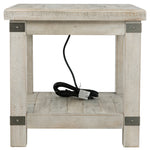 Ashley Furniture - CARYNHURST END TABLE - Pearl Silver Metal|Wood - Tables - Additional View 2