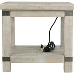 Ashley Furniture - CARYNHURST END TABLE - Pearl Silver Metal|Wood - Tables - Additional View 3