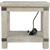 Ashley Furniture - CARYNHURST END TABLE - Pearl Silver Metal|Wood - Tables - Additional View 3