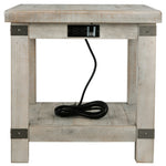 Ashley Furniture - CARYNHURST END TABLE - Pearl Silver Metal|Wood - Tables - Additional View 4