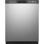 GE STAINLESS DISHWASHER FRONT CONTROL WITH STEAM - Pearl Silver - Dishwashers