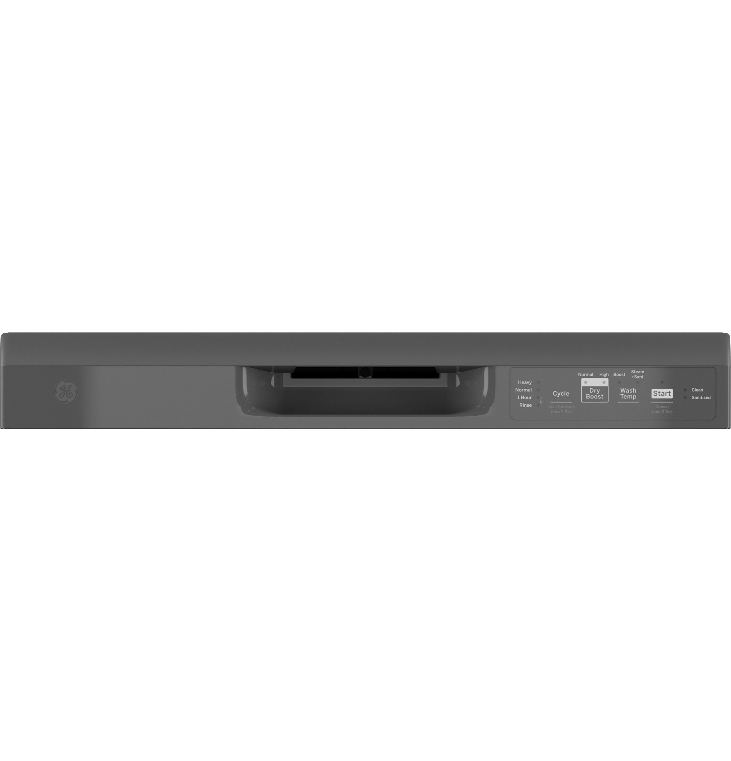 GE STAINLESS DISHWASHER FRONT CONTROL WITH STEAM - Pearl Silver - Dishwashers - Additional View 3