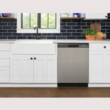 GE STAINLESS DISHWASHER FRONT CONTROL WITH STEAM - Pearl Silver - Dishwashers - Additional View 5