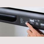GE STAINLESS DISHWASHER FRONT CONTROL WITH STEAM - Pearl Silver - Dishwashers - Additional View 10