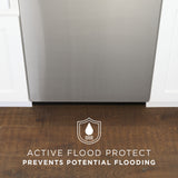 GE STAINLESS DISHWASHER FRONT CONTROL WITH STEAM - Pearl Silver - Dishwashers - Additional View 14