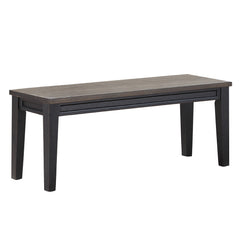 Steve Silver Furniture - RAVEN NOIR DINING BENCH - Dark Brown Wood - Benches
