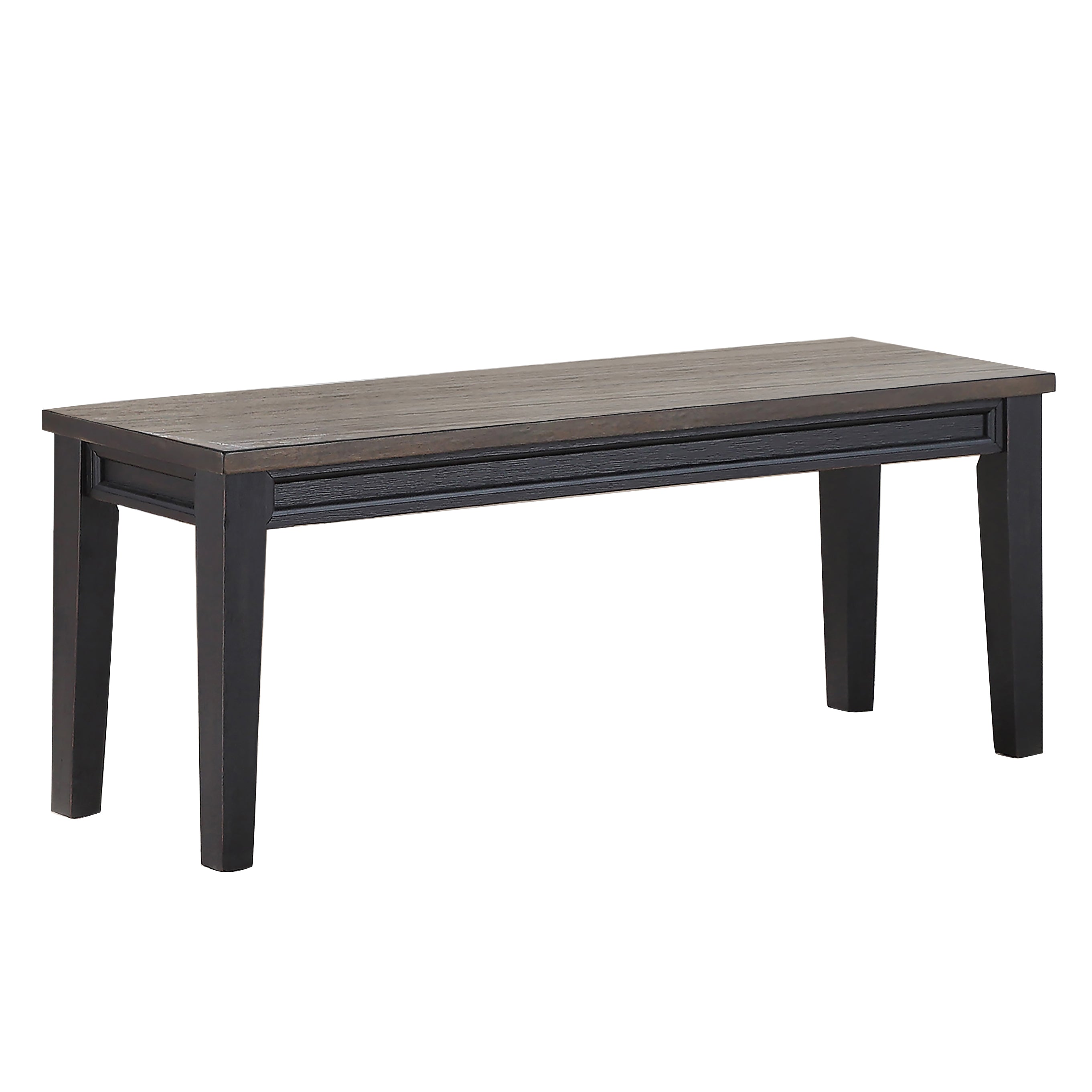 Steve Silver Furniture - RAVEN NOIR DINING BENCH - Dark Brown Wood - Benches