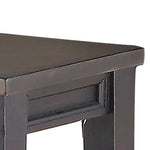 Steve Silver Furniture - RAVEN NOIR DINING BENCH - Dark Brown Wood - Benches - Additional View 3