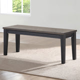Steve Silver Furniture - RAVEN NOIR DINING BENCH - Dark Brown Wood - Benches - Additional View 7