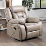 Tyson Glider Recliner - Pearl Silver