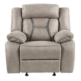 Tyson Glider Recliner - Pearl Silver